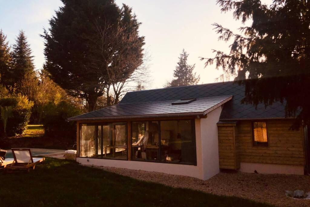 Cottage Normand Avec Sa Grande Piscine Chauffee Toute L Annee Sur Parc Arbore Et Clos En Plein Coeur De La Campagne Adapte Aux Kids Et Dog Friendly Saint-Antonin-de-Sommaire Buitenkant foto