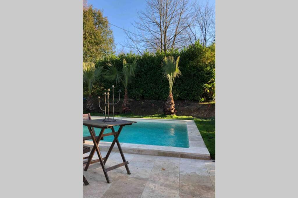 Cottage Normand Avec Sa Grande Piscine Chauffee Toute L Annee Sur Parc Arbore Et Clos En Plein Coeur De La Campagne Adapte Aux Kids Et Dog Friendly Saint-Antonin-de-Sommaire Buitenkant foto