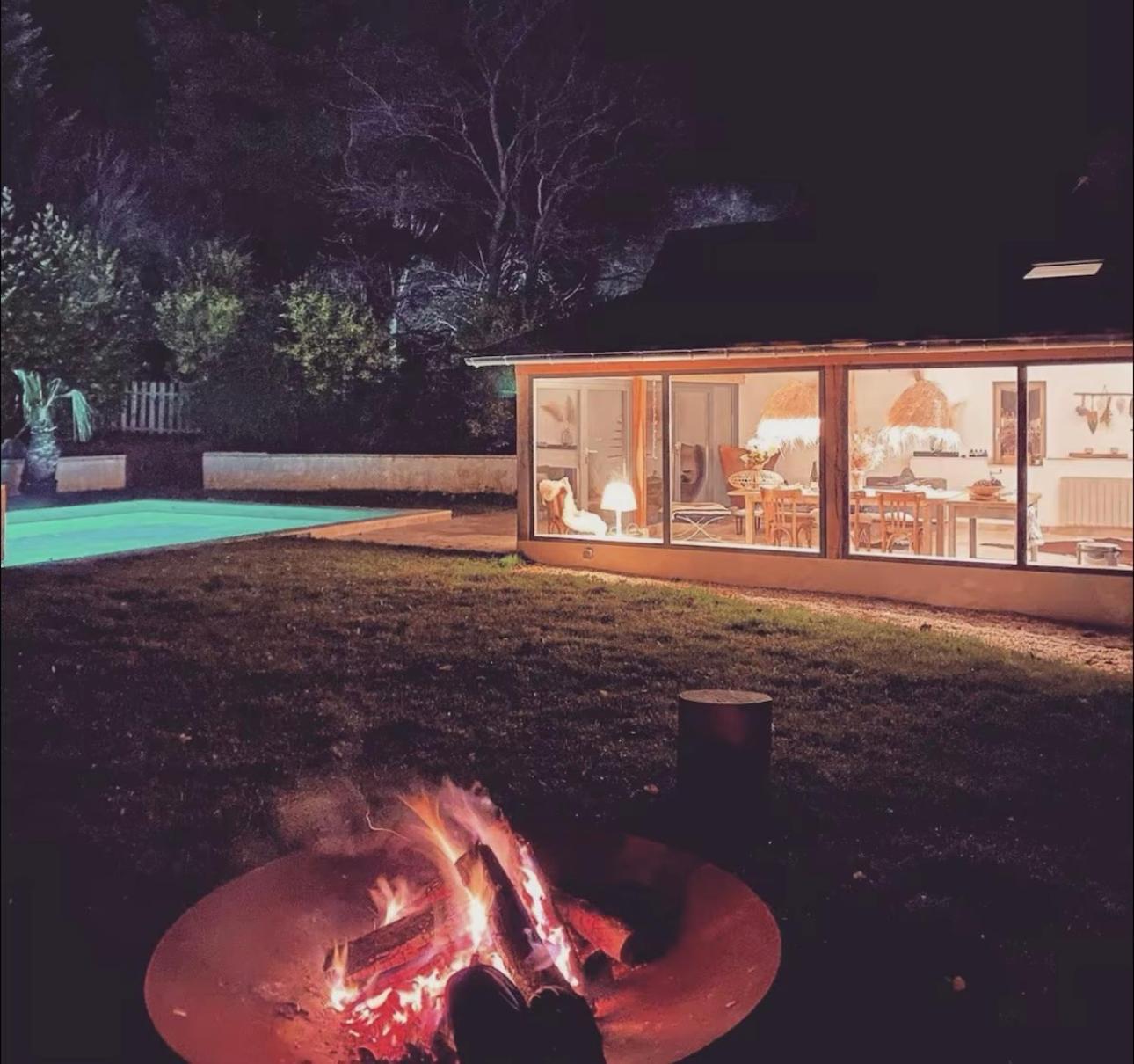 Cottage Normand Avec Sa Grande Piscine Chauffee Toute L Annee Sur Parc Arbore Et Clos En Plein Coeur De La Campagne Adapte Aux Kids Et Dog Friendly Saint-Antonin-de-Sommaire Buitenkant foto