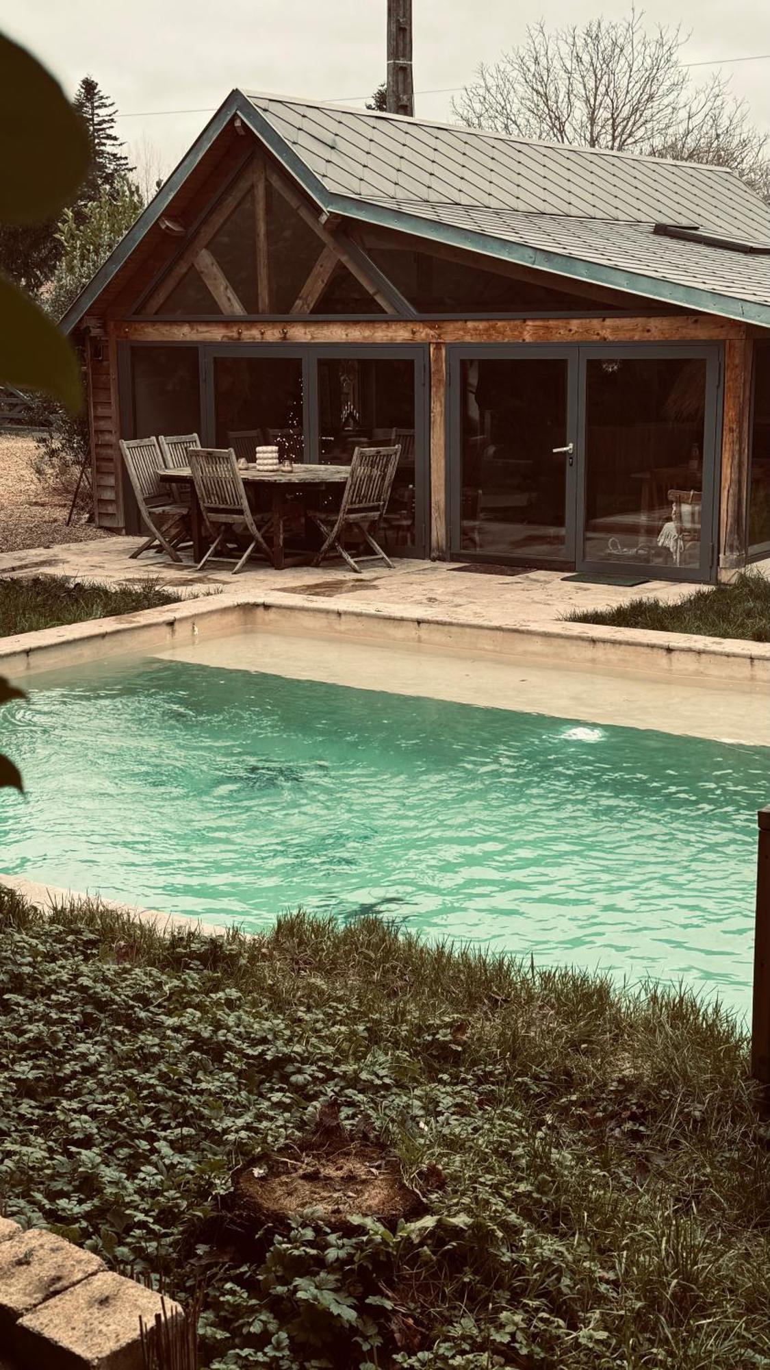 Cottage Normand Avec Sa Grande Piscine Chauffee Toute L Annee Sur Parc Arbore Et Clos En Plein Coeur De La Campagne Adapte Aux Kids Et Dog Friendly Saint-Antonin-de-Sommaire Buitenkant foto