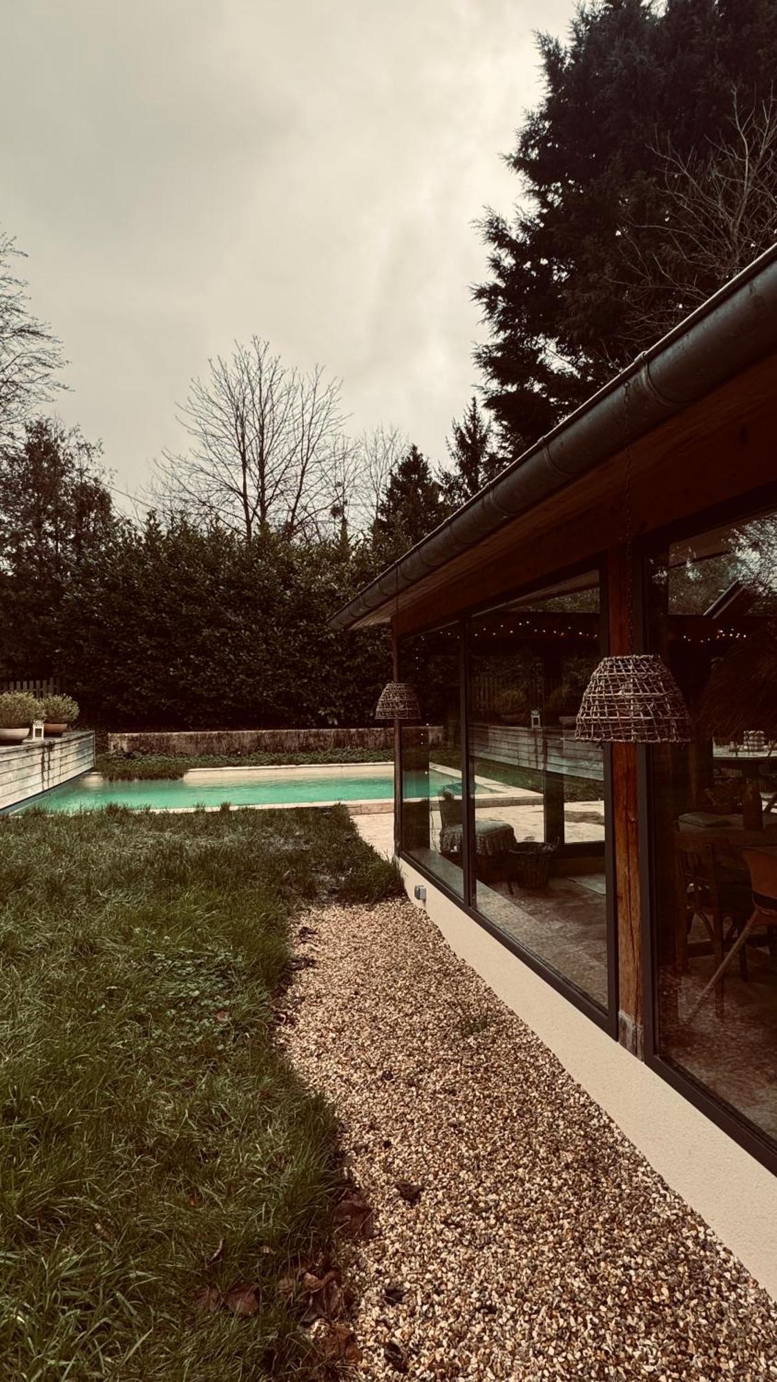 Cottage Normand Avec Sa Grande Piscine Chauffee Toute L Annee Sur Parc Arbore Et Clos En Plein Coeur De La Campagne Adapte Aux Kids Et Dog Friendly Saint-Antonin-de-Sommaire Buitenkant foto